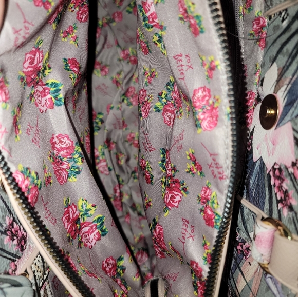 BETSEY JOHNSON Triple Compartment Satchel with Scarf - Picture 7 of 16